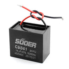 a14101000ux0653 AC 450V 14uF 5% Tolerance Polypropylene Film Motor Run Capacitor Black
