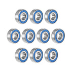MR125-2RS Deep Groove Ball Bearings 5mm x 12mm x 4mm Double Sealed Chrome Steel Blue Cover P6(ABEC3) 10pcs