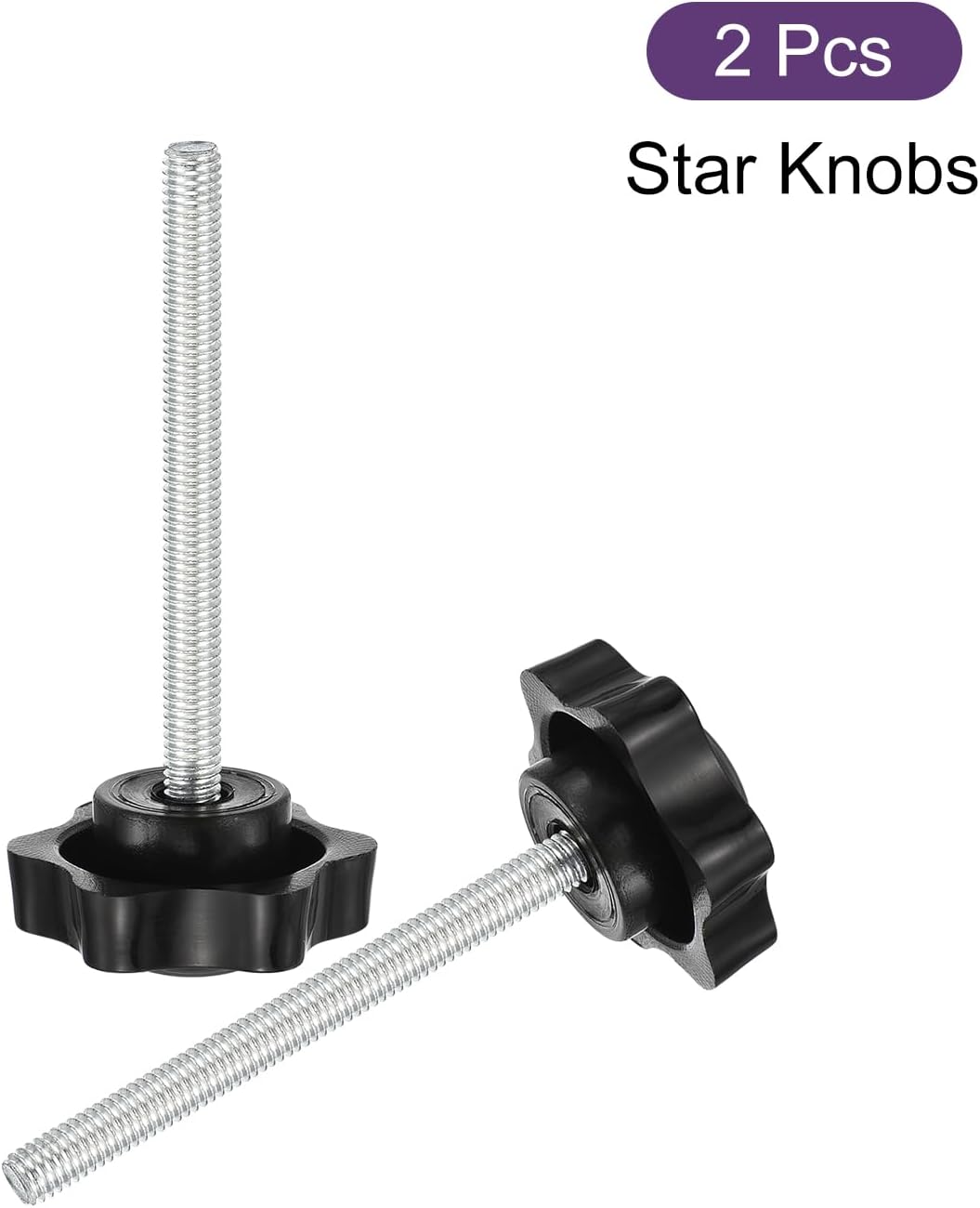 2 părți butoane cu stea, șuruburi de plastic M6x12mm în formă hexagonală, butoane cu șuruburi pentru apăsare manuală, butoane de șuruburi cu stea pentru înlocuirea bazelor de umbrella pentru mașini