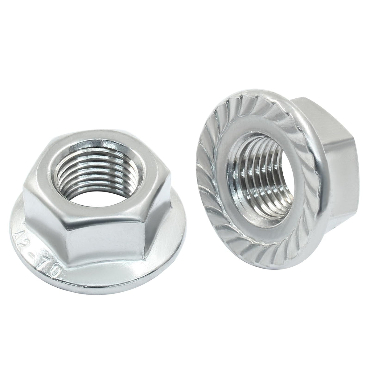LinkMejor M12/1.25mm Flanță Filetată Hex Nuts, 5Pcs