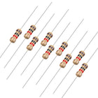 500Pcs 1K Ohm Resistor, 1/4W 5% Tolerance Carbon Film Resistors, 4 Bands for DIY Electronic Projects and Experiments