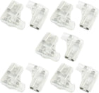 10 Pcs 6.3mm Right Angle L Type Crimp Terminal Spade Connector W Cover