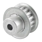 a11110100ux0119 Double Flange 16 Tooth 1/5" Pitch XL Timing Belt Pulley Silver Tone, Metal