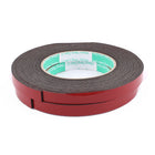 2 Pcs Black Strong Double Sided Adhesive Tape Sponge Tape 12MM Width 5M Long