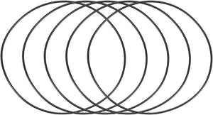 Nitrile Rubber O-Rings, 120mm OD 116mm ID 2mm Width, Metric Sealing Gasket, Pack of 5
