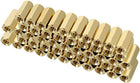 50pcs Brass Straight PCB Pillar Female Thread Hex Standoff Spacer M3x5x10mm