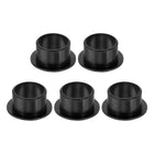 5Pcs Flanged Sleeve Bearing, Plastic Bushing ID 14mm x OD 16mm x Length 10mm POM Bushing, Black