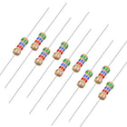 50Pcs 5.6K Ohm Resistor, 1/4W 5% Tolerance Carbon Film Resistors, 4 Bands for DIY Electronic Projects and Experiments