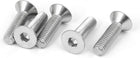 M6x22mm 316 Stainless Steel Countersunk Flat Head Hex Socket Cap Screw Bolt 5pcs