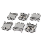a14120800ux0422 57A 2 UK6N DIN Rail Terminal Block Connector, 800V, 6 Piece, 6 mm, Gray