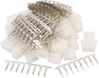 20 Pair White Plastic Dual 8 Pin Male + Female 4.2mm Pitch + 8 Pin Terminal PC PSU ATX Connector