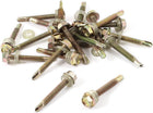Metal Hex Head Self Tapping Bolt Fastener Screw 5mm x 27mm 20 Pcs