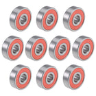 6301-2RS Deep Groove Ball Bearings Z2 12mm x 37mm x 12mm Double Sealed Chrome Steel 10pcs