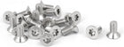 M5 x 10mm 316 Stainless Steel Flat Torx Head Machine Screw Silver Tone 20pcs