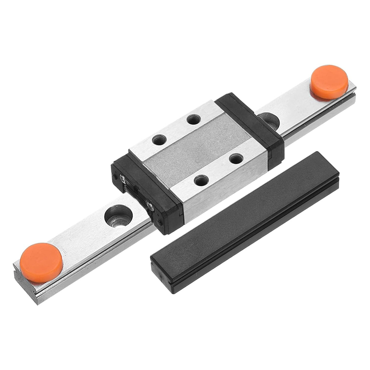 MGN9 100mm Linear Guide Rail with MGN9C Sliding Carriage Block and Plastic Mini MGN12 Linear Guide for DIY 3D Printers and CNC Machine, Black