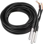 DS18B20 Temperature Sensor Waterproof Digital Thermal Probe Temp Sensor 2M 3 Pcs