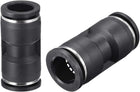 Plastic Straight Union Push to Connect Tube Fitting 16mm OD Push Fit Lock 4pcs