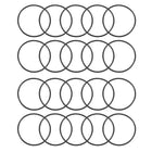 Nitrile Rubber O-Rings, 36mm OD 33mm ID 1.5mm Width, Metric Sealing Gasket, Pack of 20