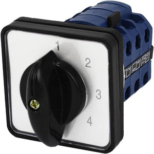 660V 16A 12 Terminals 4 Position Rotary Cam Combination Control Switch