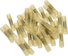 Heat Shrink Wire Connectors Wire Crimp Connectors Yellow for 12-10 AWG 35Pcs