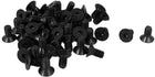 M5 x 10mm Metric Hex Socket Countersunk Head Screw Bolts Black 50PCS