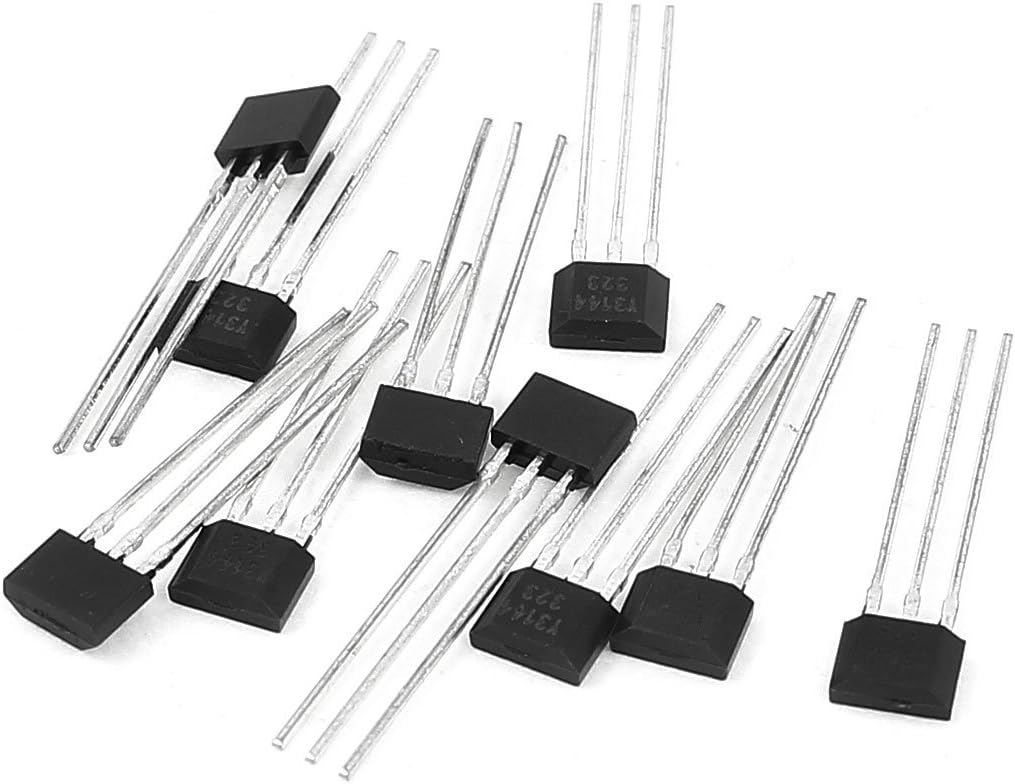 10 Pcs A3144 3 Terminal Sensitive Hall Effect Switch Sensor
