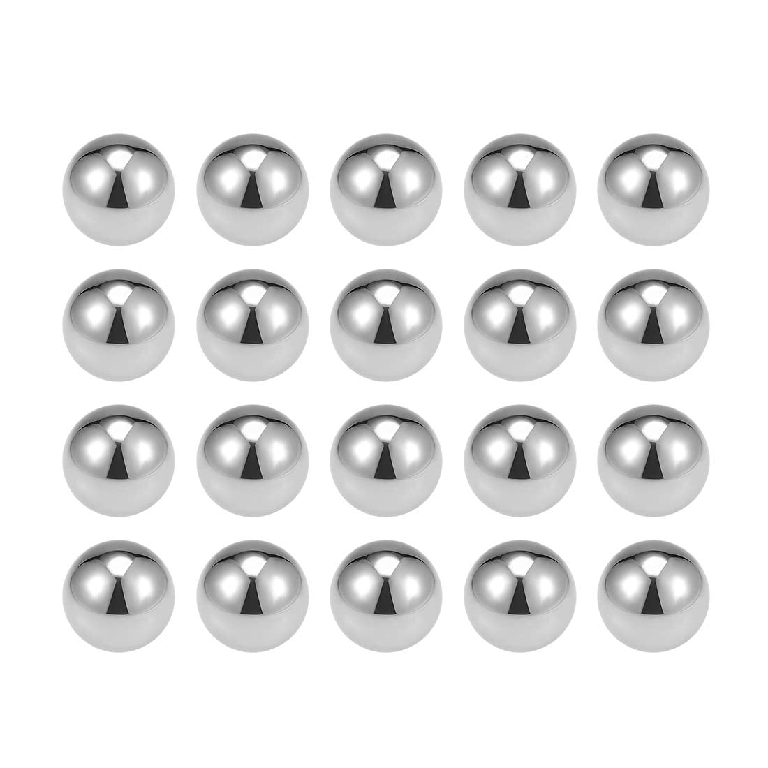 Precision Balls 8mm Solid Chrome Steel G25 for Ball Bearing Keychain Wheel 20pcs