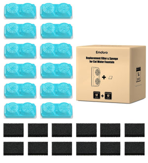 LinkMejor Officiële Vervangende Filters voor 3.2L/108oz Draadloze Katfontein
