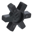 L090/L095 Jaw Coupling Insert, Flexible Solid Type NBR Rubber Jaw Coupling Center Inserts for L Jaw Coupling L-Jaw Coupler Set, Black