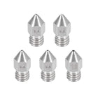 5pcs 3D Printer Nozzle Stainless Steel MK8 Nozzle M6 0.2mm,0.4mm,0.6mm,8mm,1mm,Extruder Print Head for 1.75mm 3D Printer
