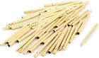 50 Pcs R125-4S 2.36mm Dia Testing Probe Pin Receptacles Gold Tone