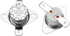 2 Pcs KSD301 Thermostat 200°C/392°F 16A Normally Closed N.C Adjust Snap Disc Temperature Switch for Microwaves,Oven,Coffee Maker,Ceramic Material
