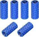 M3x10mm Aluminum Standoff with Mesh Texture Column Spacer for RC Airplane FPV Quadcopter CNC Royal Blue 6pcs