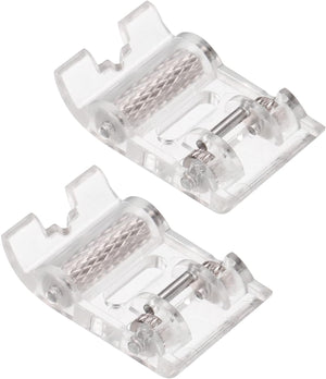 722 Roller Presser Foot Embroidery Sewing Machine Presser Foot, Sewing Machine Replace Accessories, 2Pcs