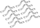 Pad Eye Straps Deck Loops 1.8" Stainless Steel Tie Down Buckle 10Pcs