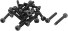 M2 x 12mm 12.9 Alloy Steel Hex Socket Head Cap Screws Bolt Black 20pcs
