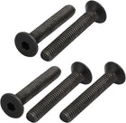 5pcs M5x30mm Flat Countersunk Head Hex Socket Left Hand Thread Bolt DIN7991