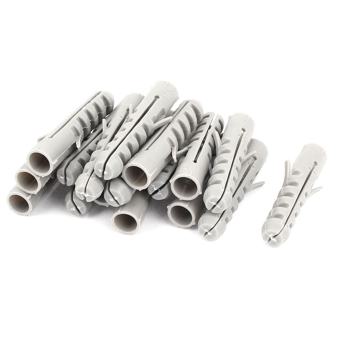 17pcs 14mm x 75mm Plastic Expansion Nails Hollow Wall Anchor Expandable Tube Connector Screws Bolts