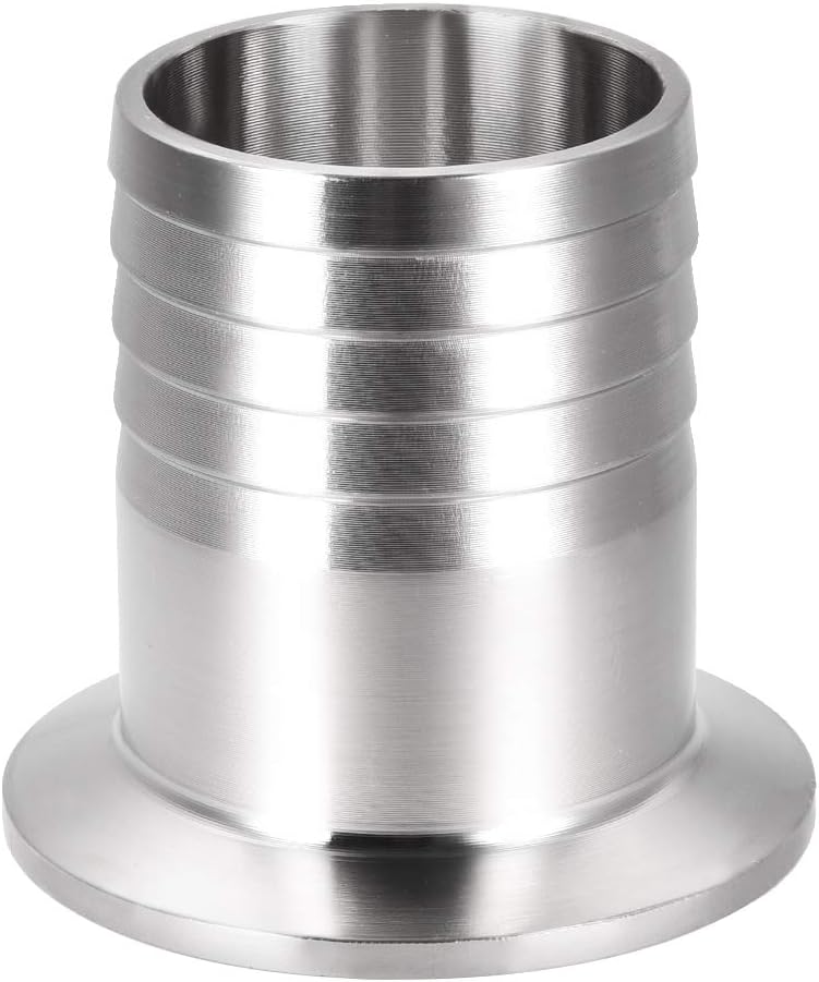 Clamp Hose Adapter 2.520 Inch Flange to 1-7/9 Inch Hose Barb Fitting