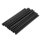 LinkMejor 30 Pcs Black 7mm Diameter Soldering Iron Hot Melt Glue Stick 168mm Length
