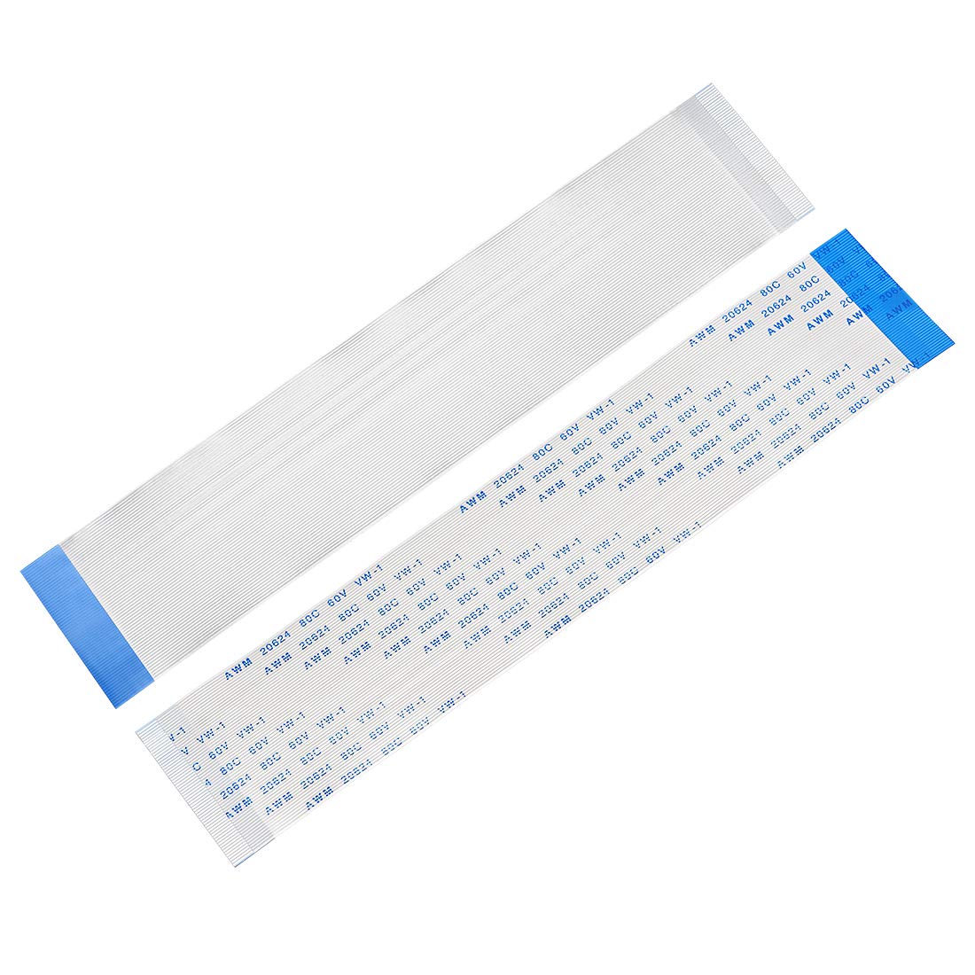 Flexible Flat Cable, 60 Pins 0.5mm Pitch 150mm FPC FFC Flexible Ribbon Cable for LCD TV DVD Player Laptop 5Pcs (B Type)