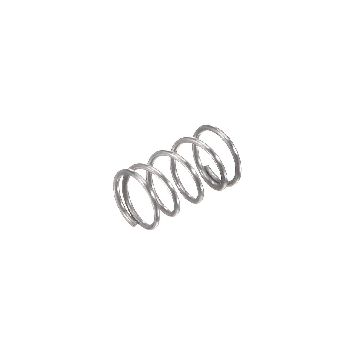 Compression Spring,304 Stainless Steel,3mm OD,0.3mm Wire Size,5mm Compressed Length,3mm Free Length,2N Load Capacity for Home Projects, Silver Tone,10pcs