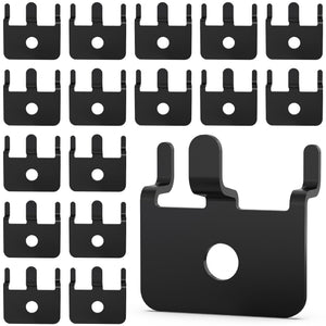 LinkMejor 50 PC Clavo de Metal para Tablero de Ganchos Negro