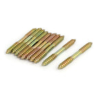 A15113000ux1844 M8 x 73mm Double Ended Wood to Wood Furniture Fixing Dowel Screw (Pack of 10)