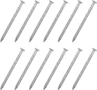 25Pcs Fence Deck Nails, 1 9/16 Inch 304 Stainless Steel Spiral Deck Nail Spiral Shank Spikes for House Floor Repairing Wall Woodworking, Silver