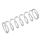Compression Spring,304 Stainless Steel,16mm OD,1.2mm Wire Size,9mm Compressed Length,50mm Free Length,15.7N Load Capacity, Silver Tone,10pcs