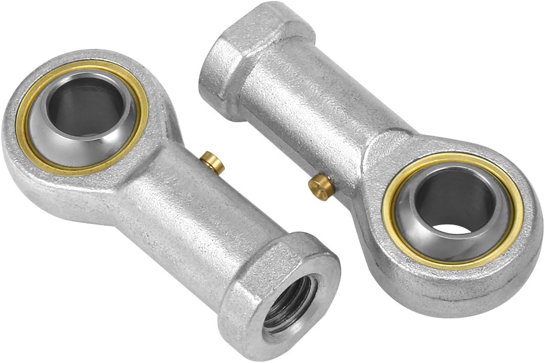PHS8, Rod End Bearing, 8mm Bore Economy Self Lubricating Female Right Hand 2pcs
