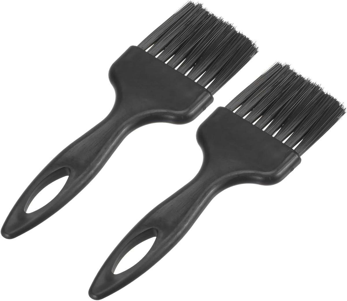 2 Pcs Anti Static ESD Brush Plastic Handle Nylon Lab Cleaning Brushes for Electronics Keyboard PCB BGA Repair Soldering, 40x55mm Bristles