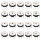 Wheel Duplex Potentiometer with Switch 50K Ohm Variable Resistors Single Turn Rotary Carbon Film Taper RV12MM 20pcs