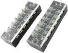 2 Pcs 6 Position Covered Screw Terminal Strip 600V 15A